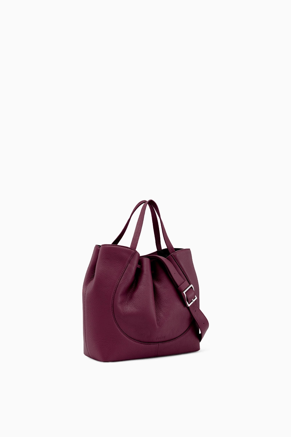 Katrina Pebble Black Satchel