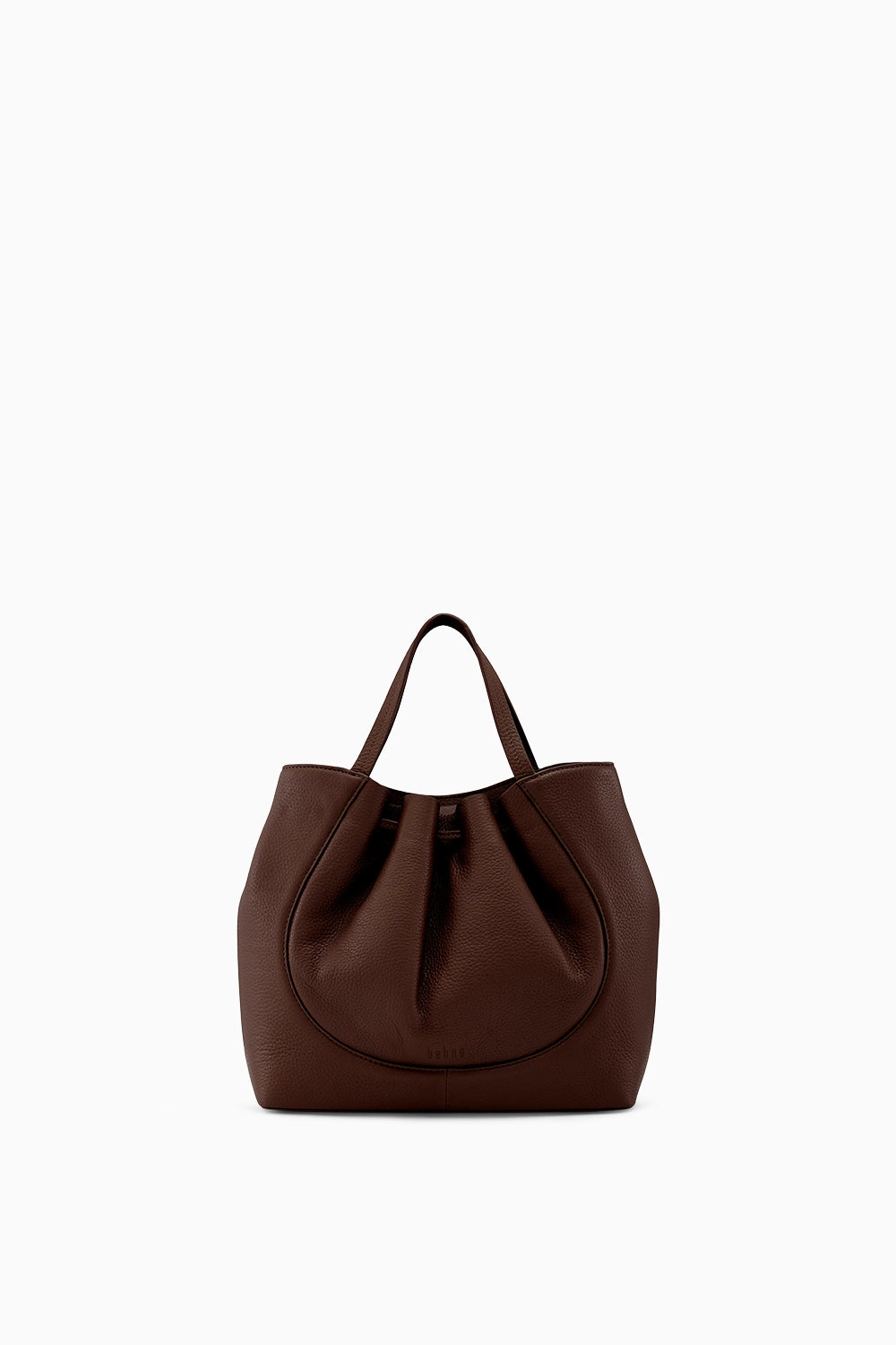 Katrina Pebble Black Satchel