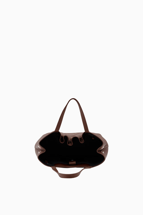Katrina Pebble Cacao Satchel