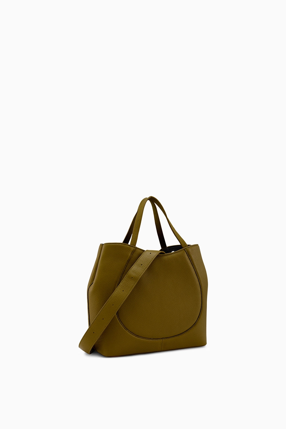 Katrina Pebble Olive Satchel
