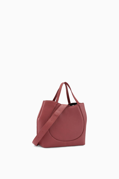 Katrina Pebble Rosewood Satchel