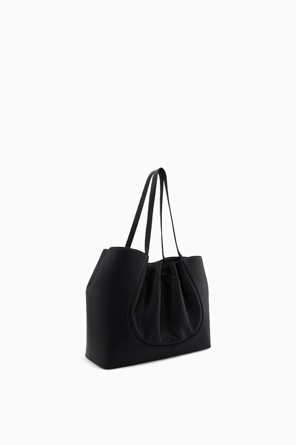 Katrina Pebble Black Large Tote