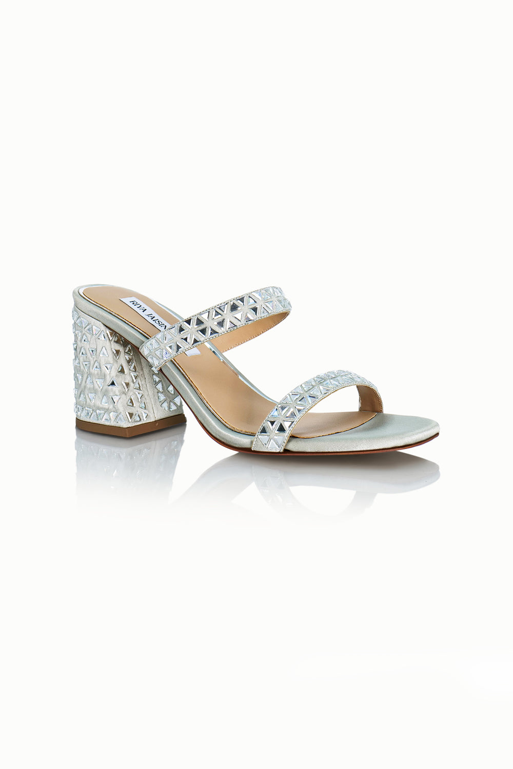 Silver Kavya Heels