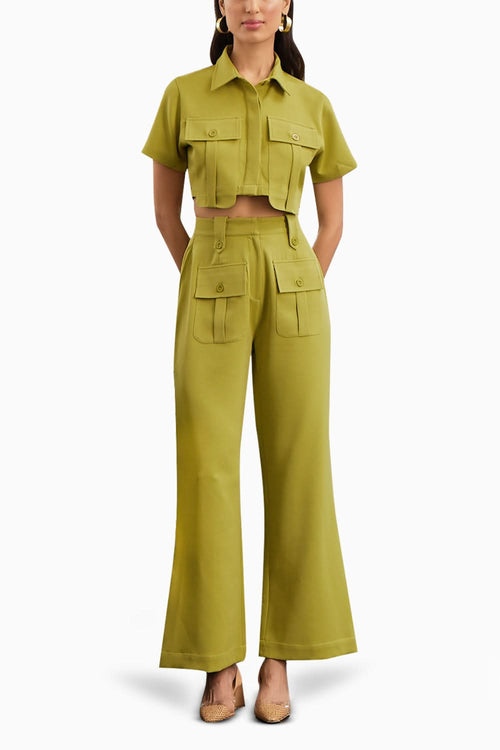 Pocket Detailing Top & Pant Set