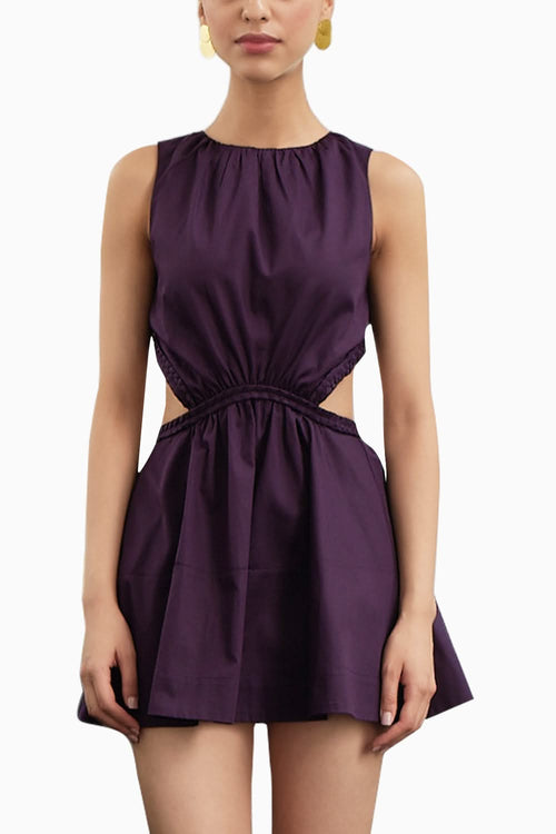 Purple Braided Dress