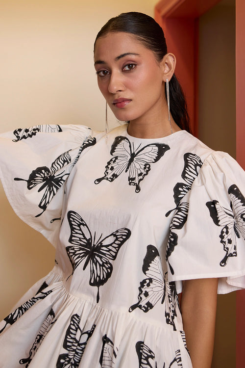 Monochrome Butterfly Co-ord Set