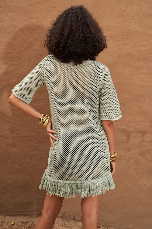 Amaya Knit Green Dress