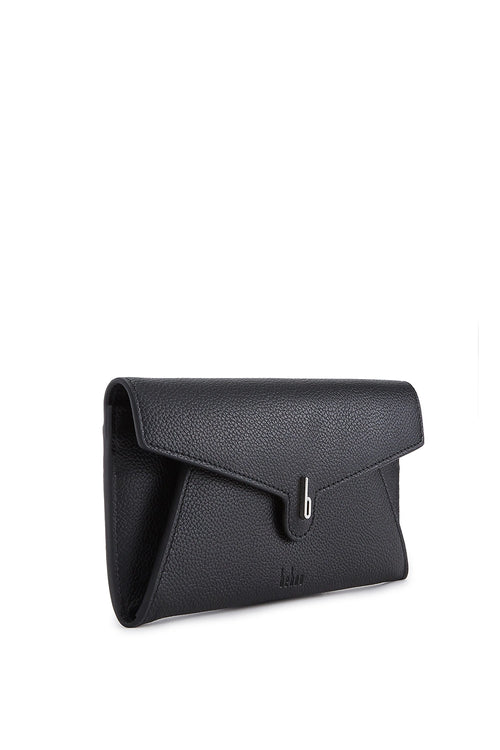 Kim Pebble Black Wallet