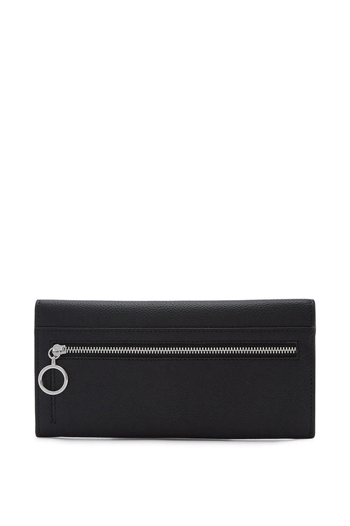Kim Pebble Black Wallet