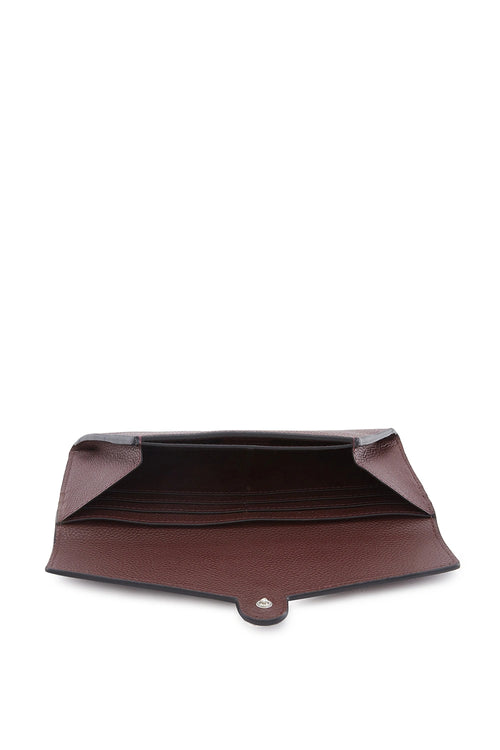Kim Pebble Bordeaux Wallet