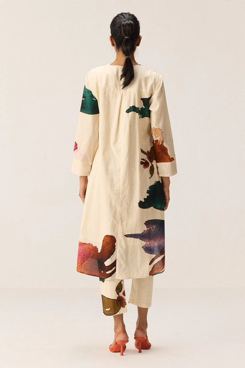 Flora Splash Kurta Set
