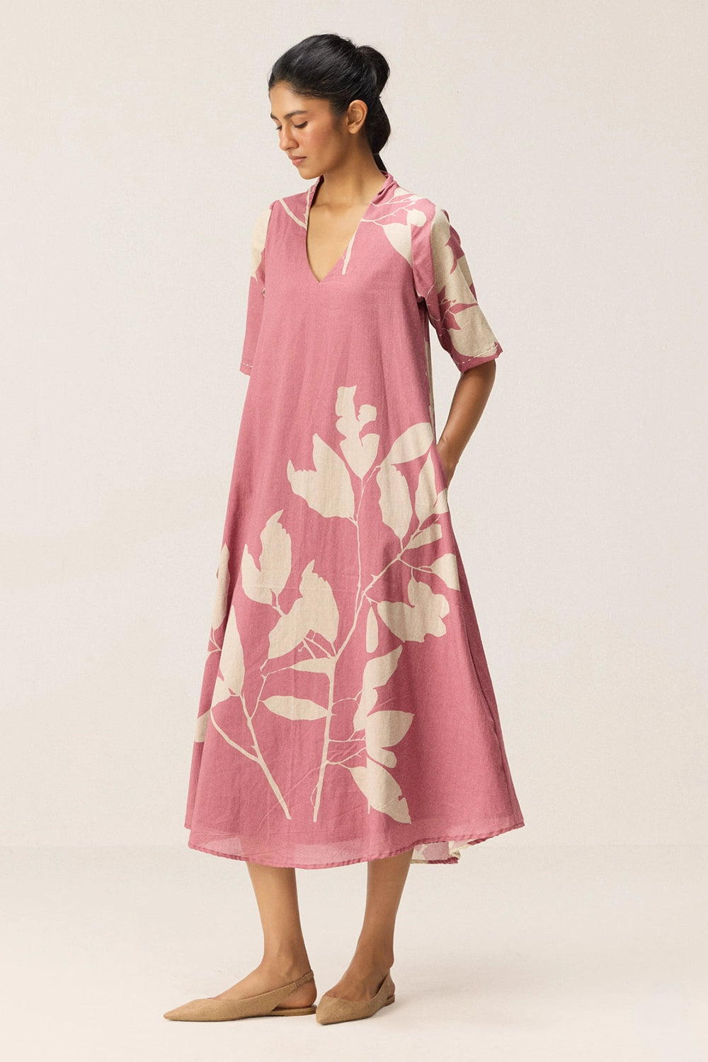 Coral Meadow Dress