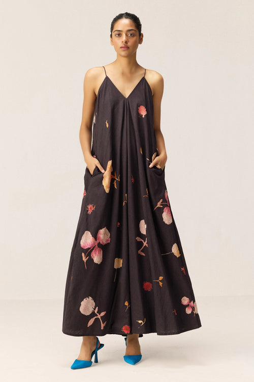 Black Tropicana Dress