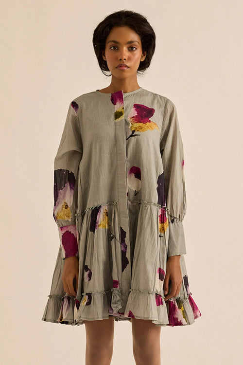 Ash Gray Florentina Dress