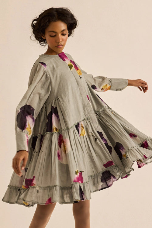 Ash Gray Florentina Dress
