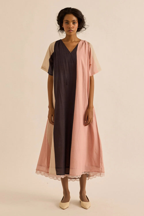 Multicolor Puce Dress