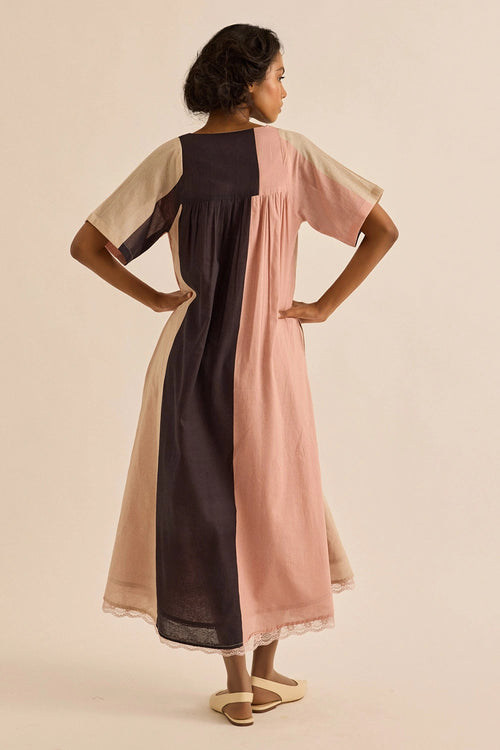 Multicolor Puce Dress
