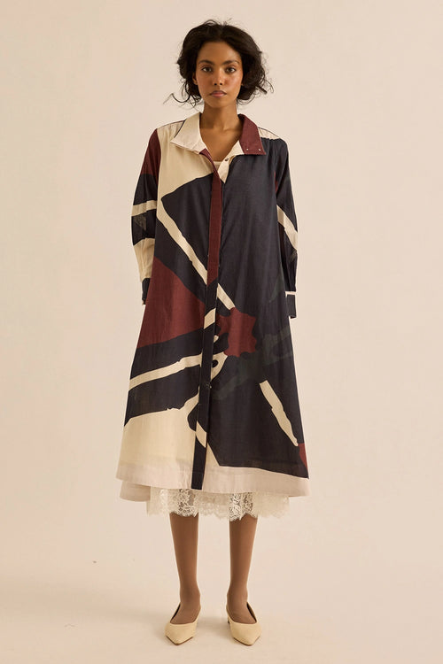Multicolor Earthbound Dress