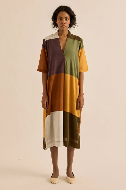 Multicolor Marl Dress