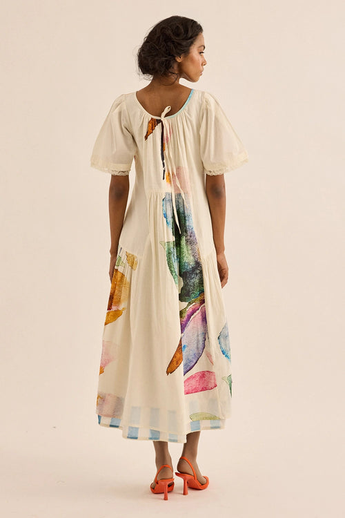 Multicolor Petaline Dress