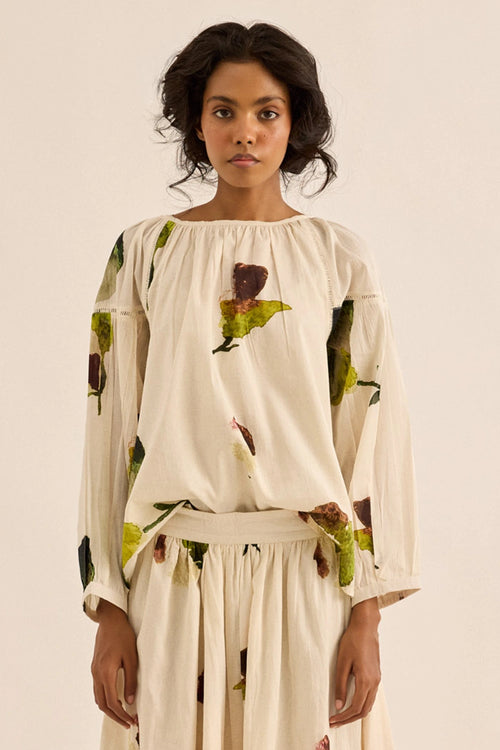 Off White Clavel Top