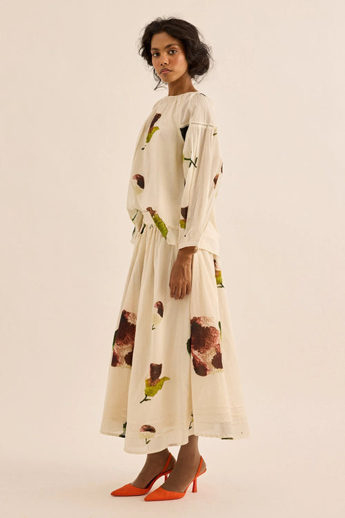 Off White Clavel Skirt