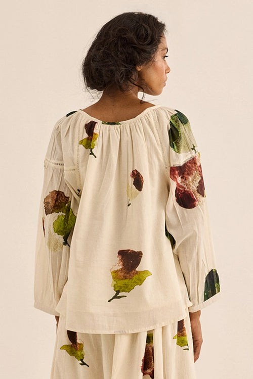 Off White Clavel Top