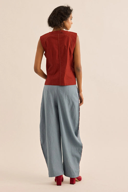 Slate Blue Turchese Pants