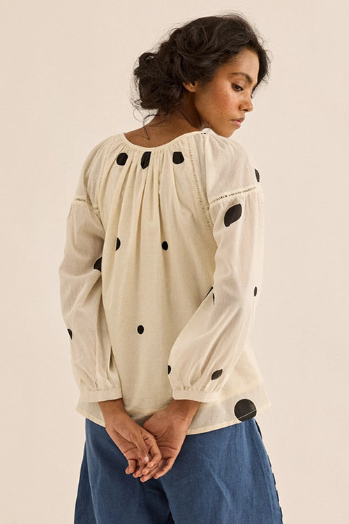 Ivory Snowdot Top