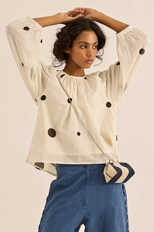 Ivory Snowdot Top