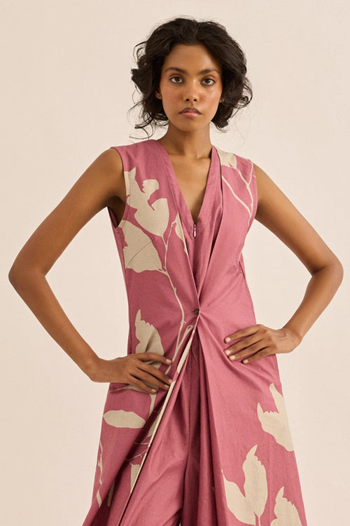 Rose Pink Dalia Jumpsuit