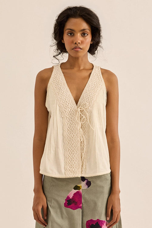 White Thistle Top