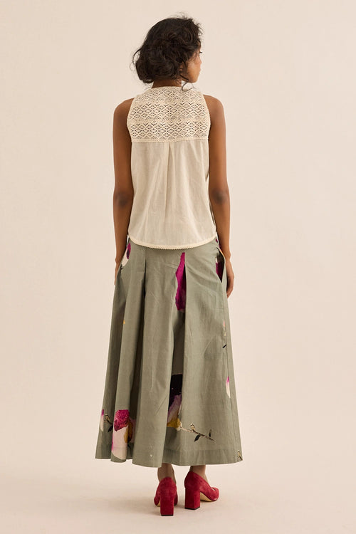 Sage Green Moon Mist Skirt