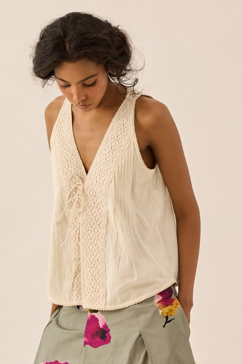 White Thistle Top