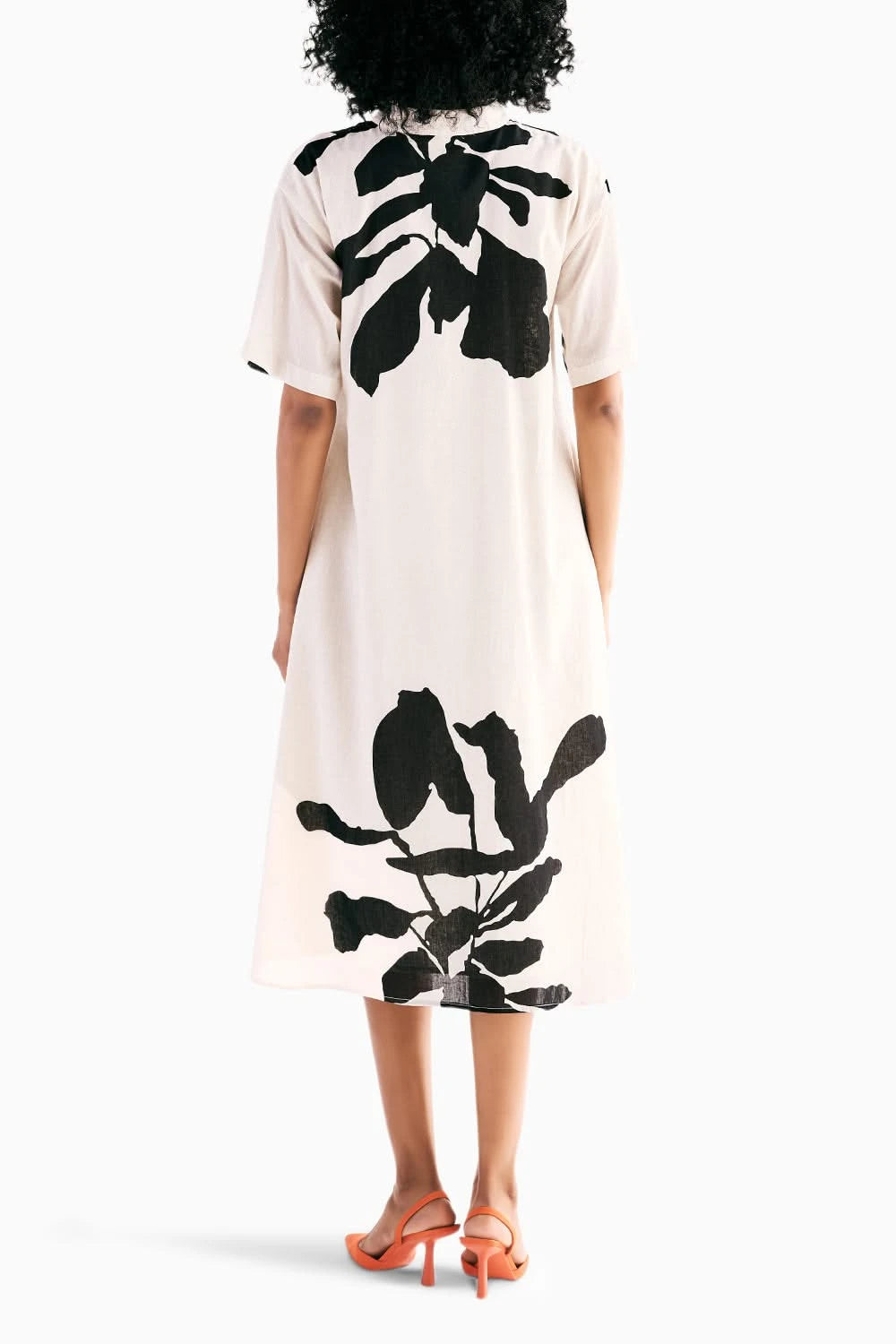 Moonlit Flora Shirt Dress