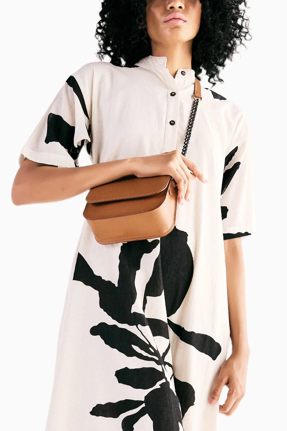 Moonlit Flora Shirt Dress