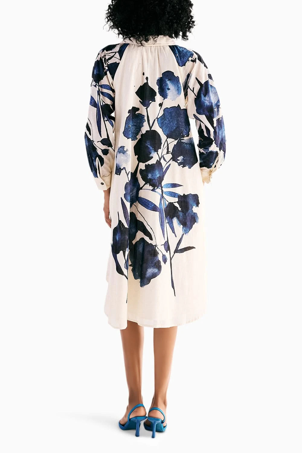 Blue Orchid Shirt Dress