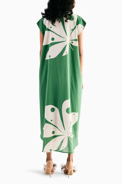 Maple Leaf Shirt Dress