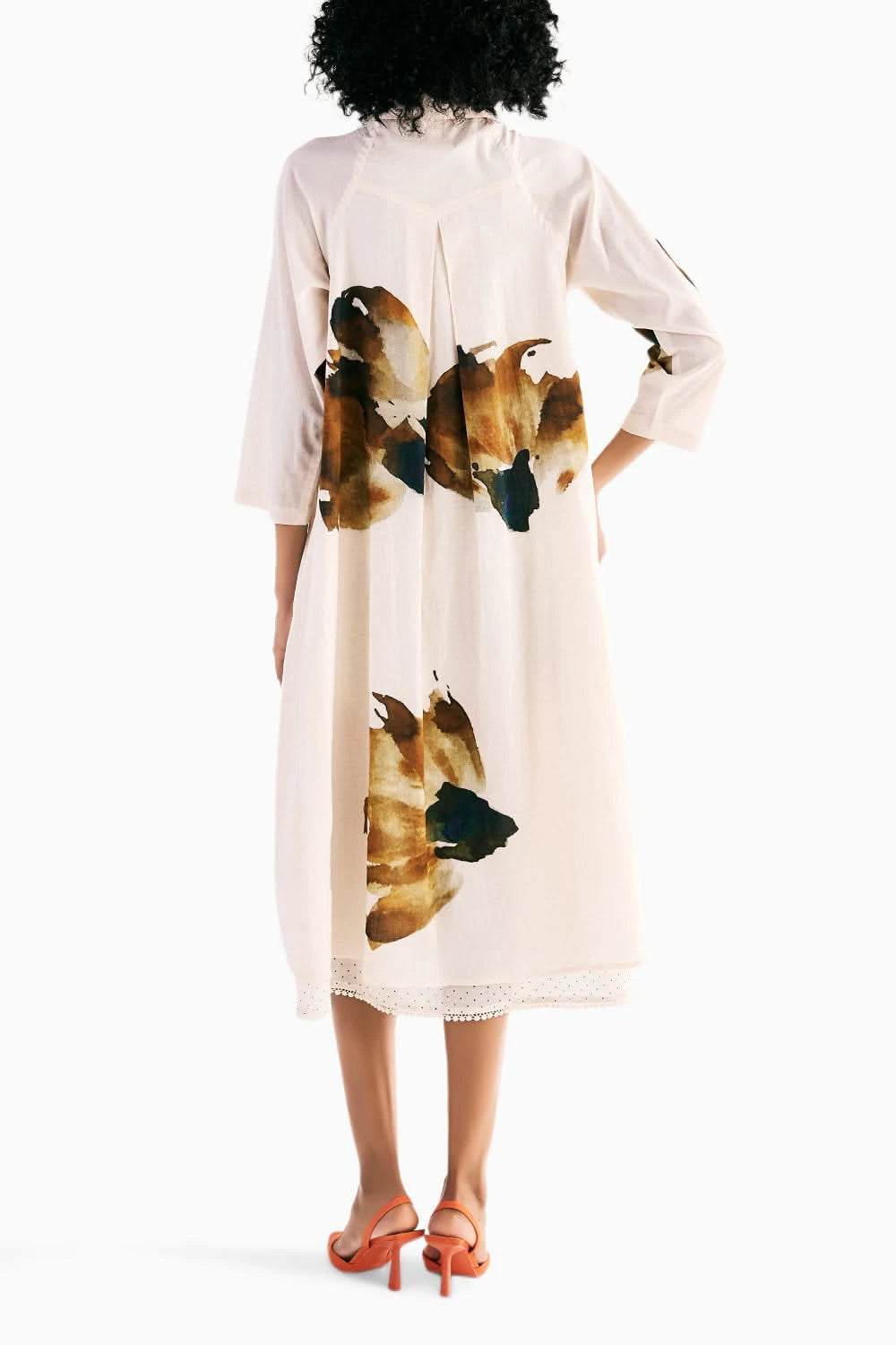 Wild Carnations Shirt Dress