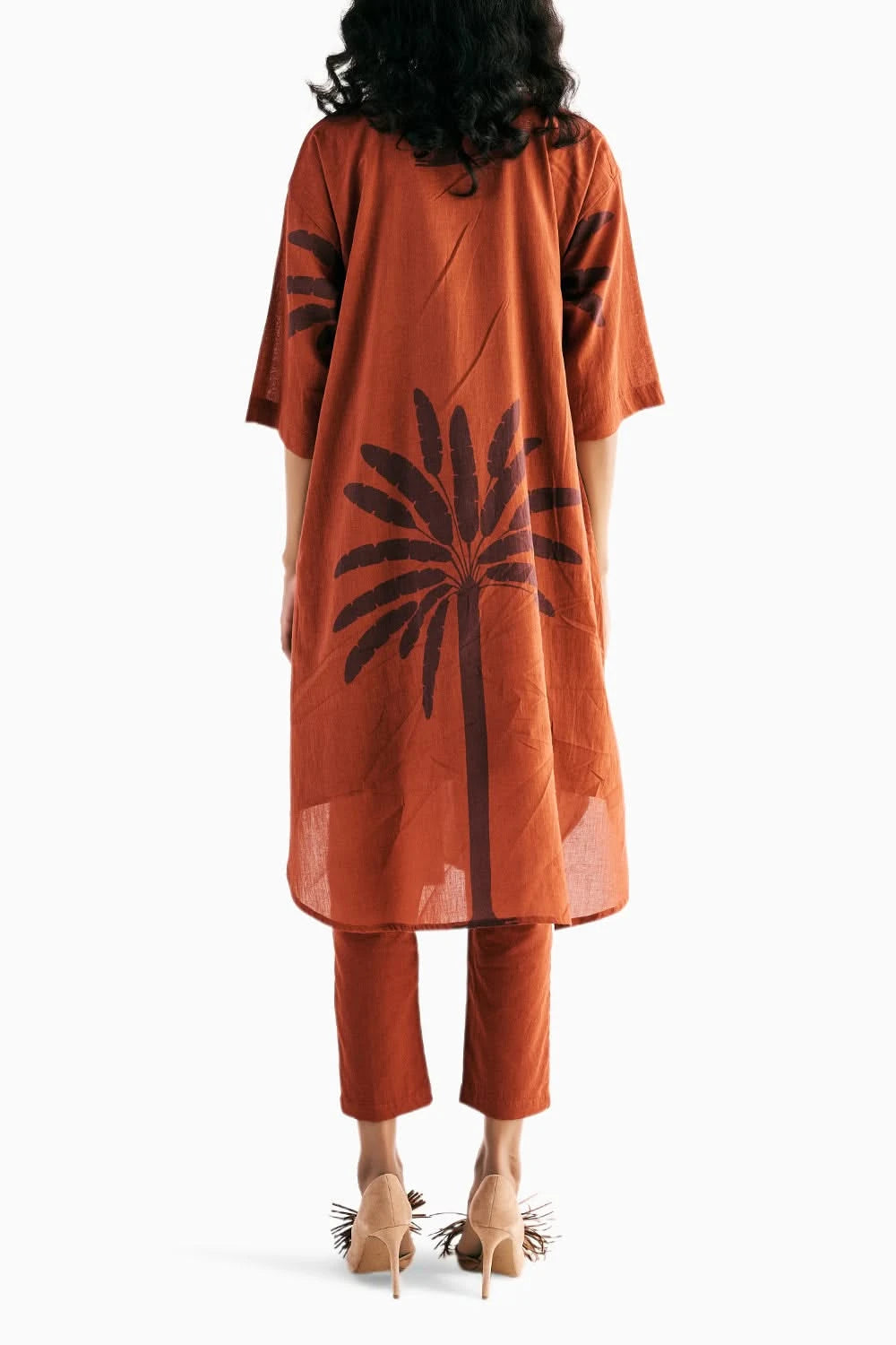 Rustic Palm Kurta Set