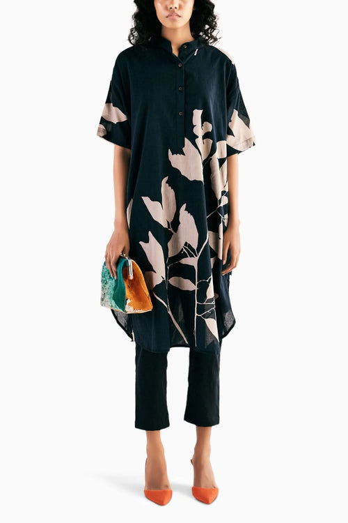 Onyx Black Kurta Set
