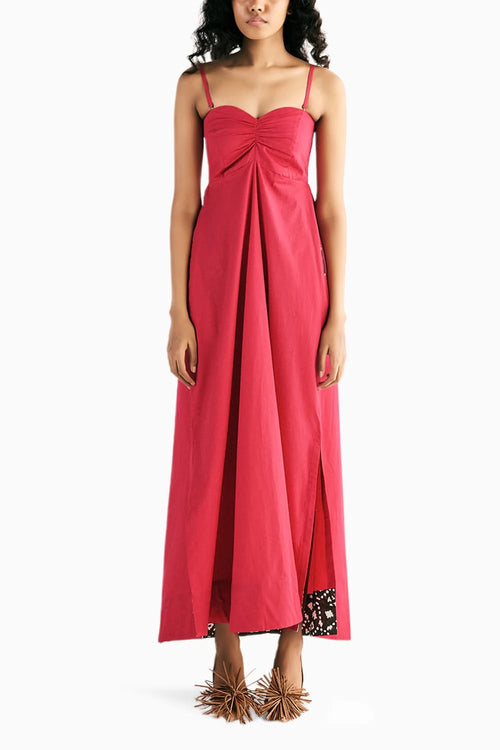 Fuchsia Flame Gown
