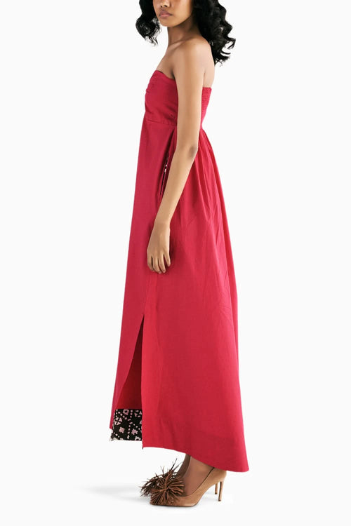 Fuchsia Flame Gown