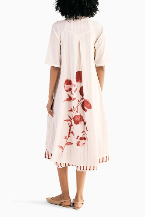 Wild Rose Shirt Dress