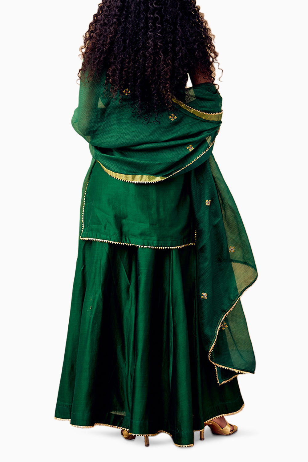 Mehfil Green Sharara Set