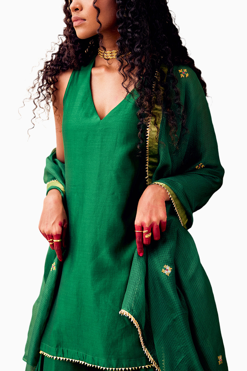 Mehfil Green Sharara Set