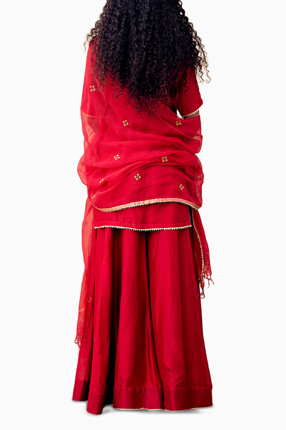 Ishq Red Sharara Set