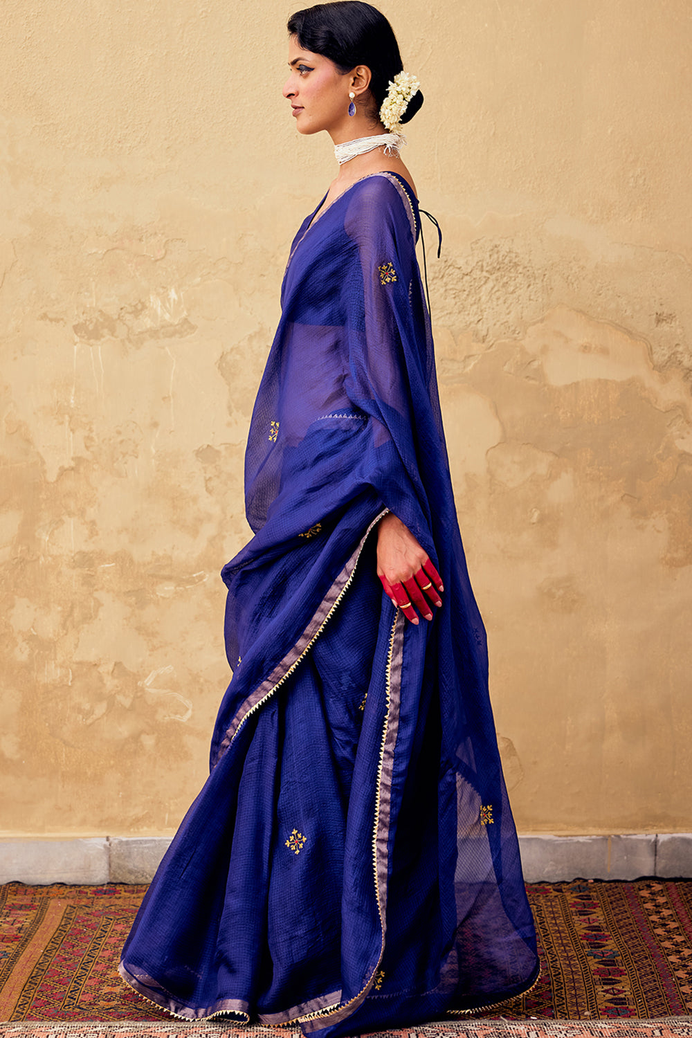 Dilruba Blue Saree