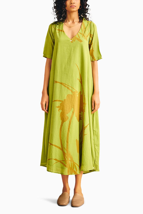 The Green Flush Dress