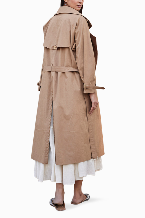 Latte Trench Coat
